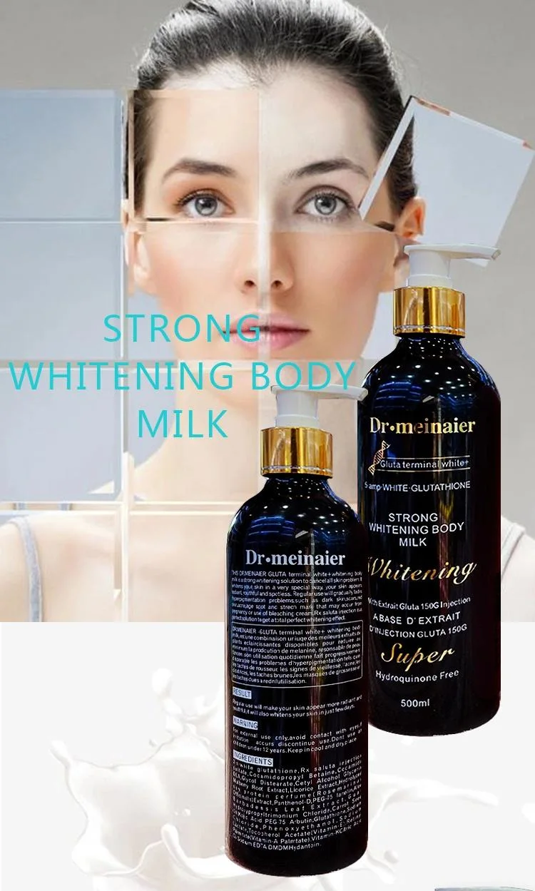 Private Label OEM Glutathione Whitening Lotion for Body Skin 500ml