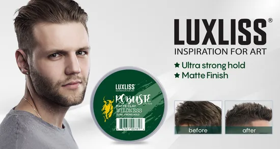 120g Mode Heißer Verkauf Einfache Frisur Matte Farbe Haar Ton Wachs für Männer
